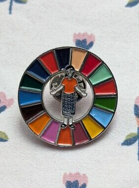 United Nations SDG novelty pin